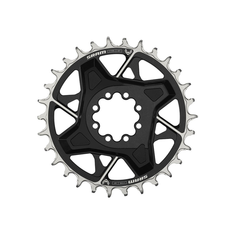 SRAM Chain Ring T-Type Direct Mount 3mm Offset Eagle (Including 8 Bolts) X0 D1 2023 Black 32T