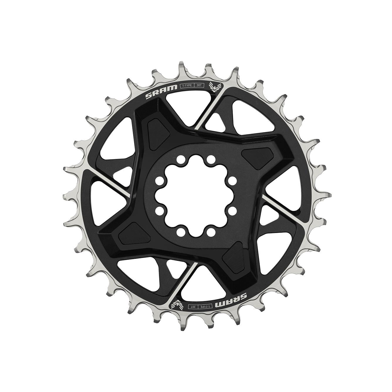 SRAM Chain Ring T-Type Direct Mount 3mm Offset Eagle (Including 8 Bolts) X0 D1 2023 Black 34T