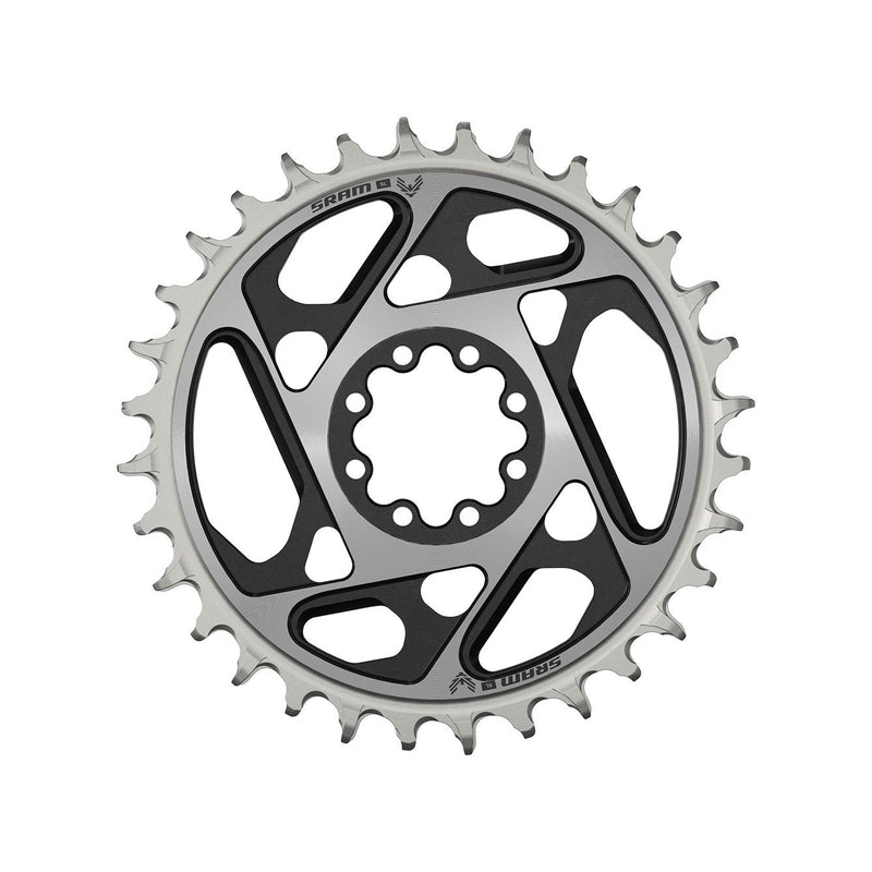 SRAM Chain Ring T-Type Direct Mount 0mm Offset Eagle (Including 8 Bolts) Xxsl D1 2023 Black 34T