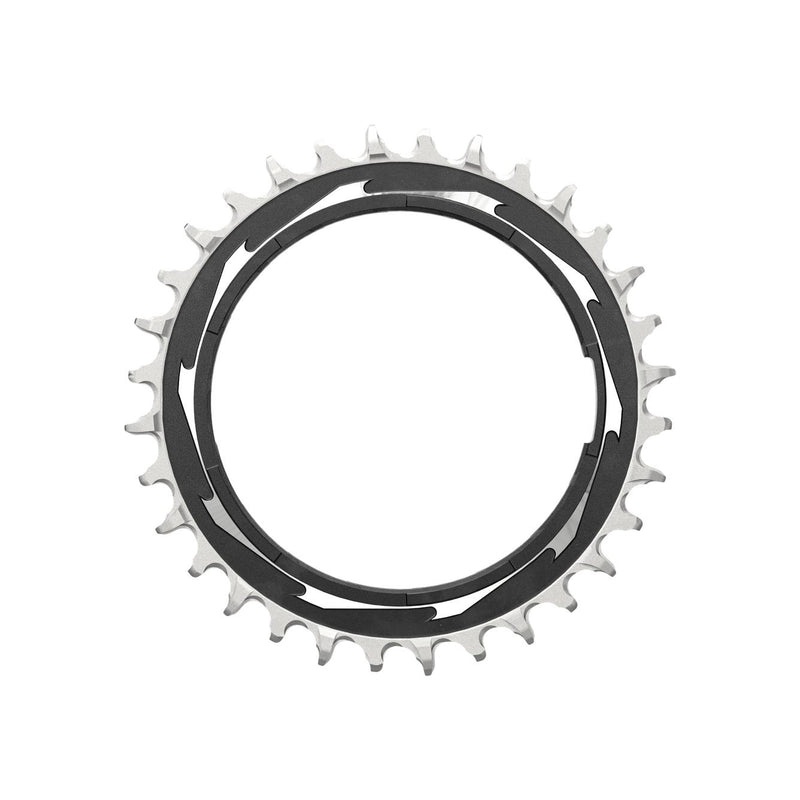 SRAM Chain Ring T-Type  Powermeter Threaded 3mm Offset Eagle (Including Pin Thread Backup And Screw) Xxsl D1 2023 Black/Silver 38T