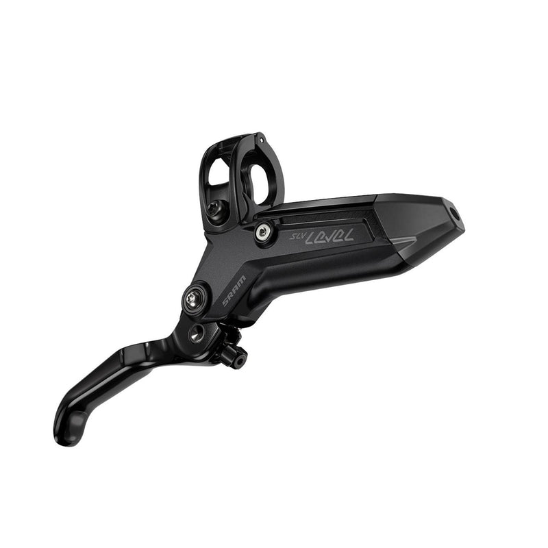 SRAM Disc Brake Level Silver Stealth 4 Piston  Aluminum Lever, Stainless Hardware, Reach Adj, Front Hose (Includes Mmx Clamp, Rotor/Bracket Sold Separately) C1 Black Ano 950Mm