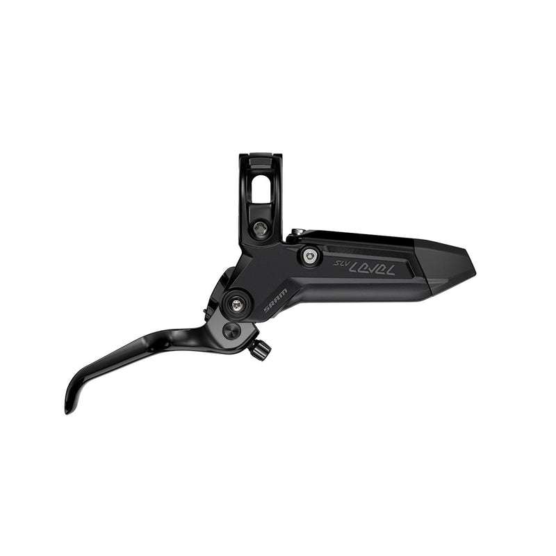 SRAM Disc Brake Level Silver Stealth 2 Piston  Aluminum Lever, Stainless Hardware, Reach Adj, Front Hose (Includes Mmx Clamp, Rotor/Bracket Sold Separately) C1 Black Ano 950Mm