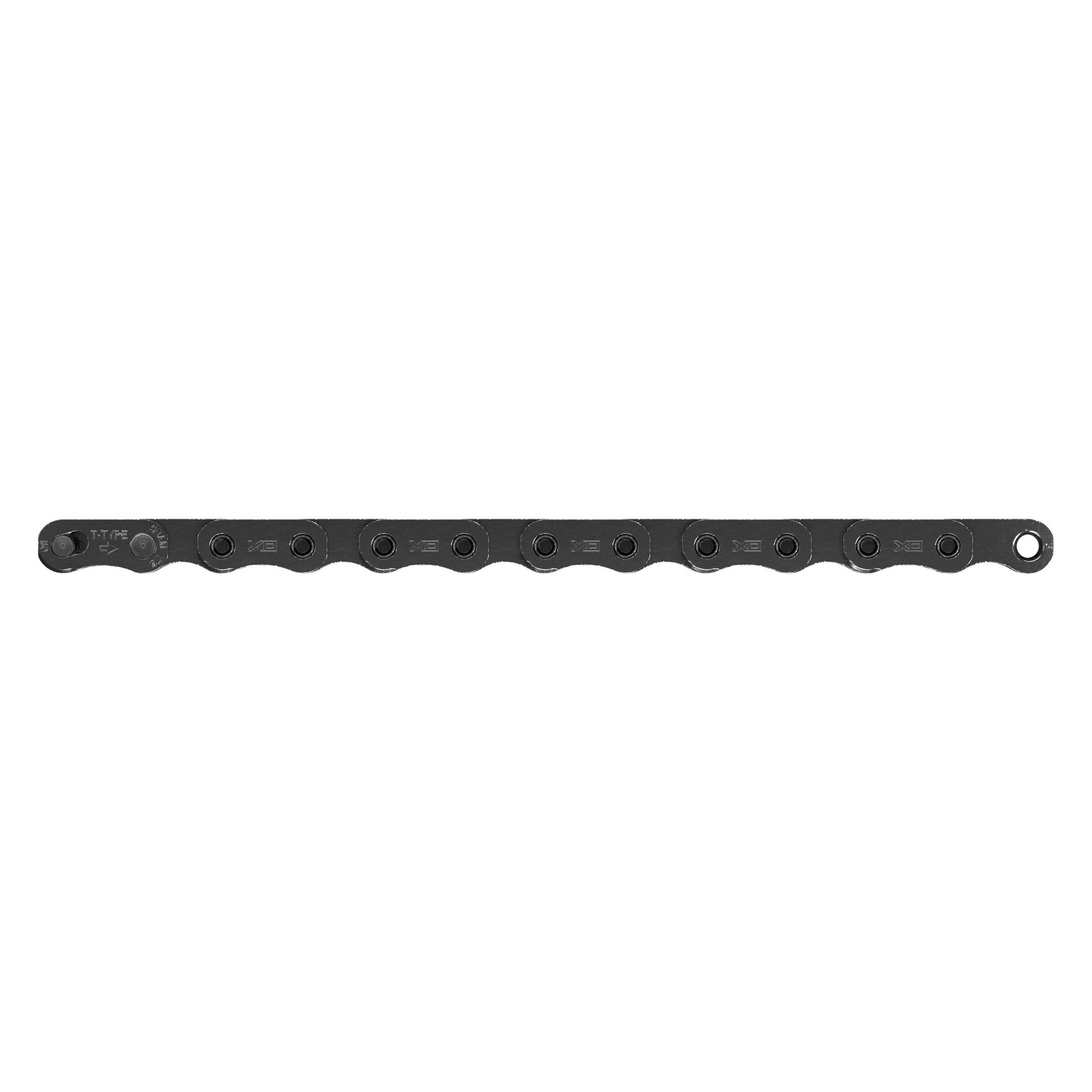 SRAM Chain X0 T-Type Eagle Dark Polar Solidpin 126 Links W/Powerlock T-Type Pvd 12 Speed 1Pc 2023 Black 12 Speed