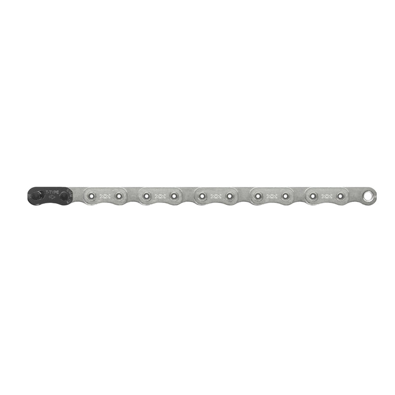 SRAM Chain Xx T-Type Eagle Silver Hollowpin 126 Links W/Powerlock T-Type Pvd 12 Speed 1Pc 2023 Silver 12 Speed