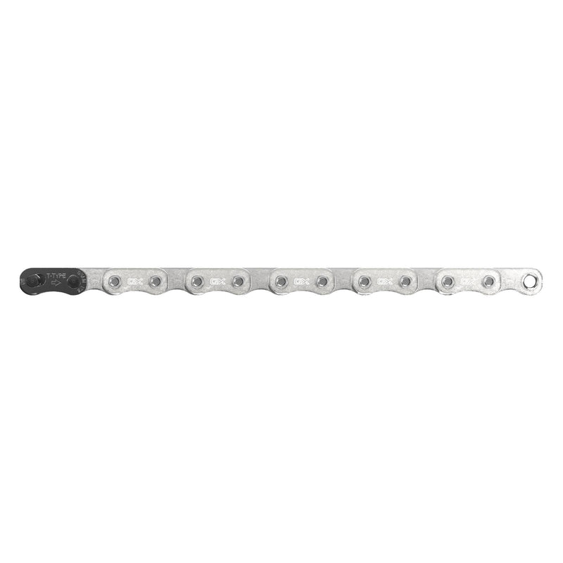 SRAM Chain GX T-Type Eagle Solidpin 126 Links W/Powerlock T-Type 1Pc Silver 12 Speed
