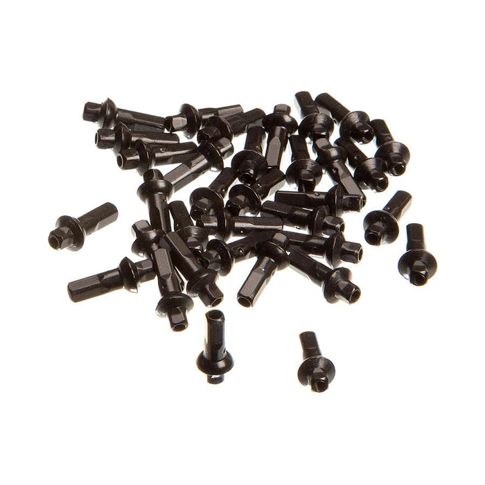 Zipp Sapim Double Square Nipples, Length: 16mm, Black, 34pcs