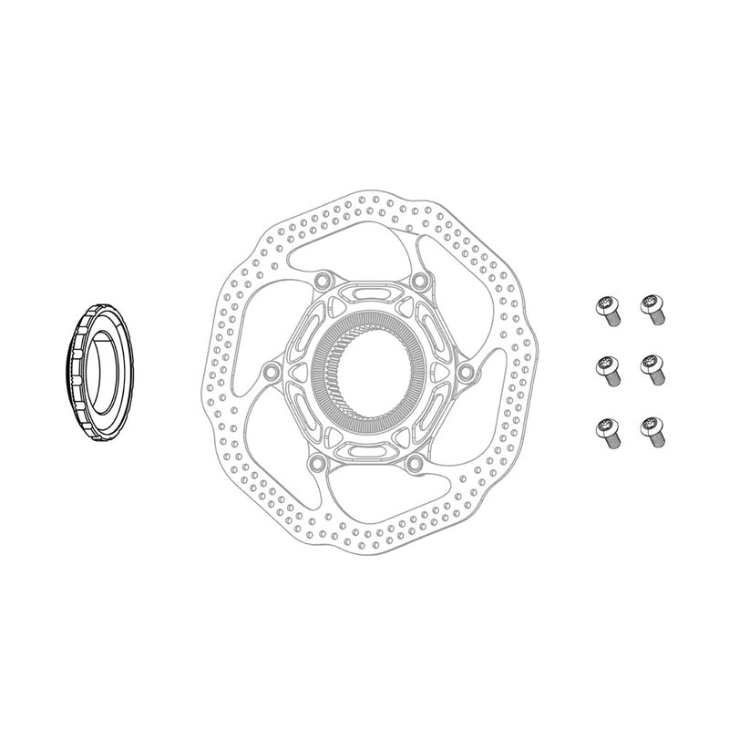 Avid Spare Rotor Spare Parts Rotor Bolt Kit (Qty 6)