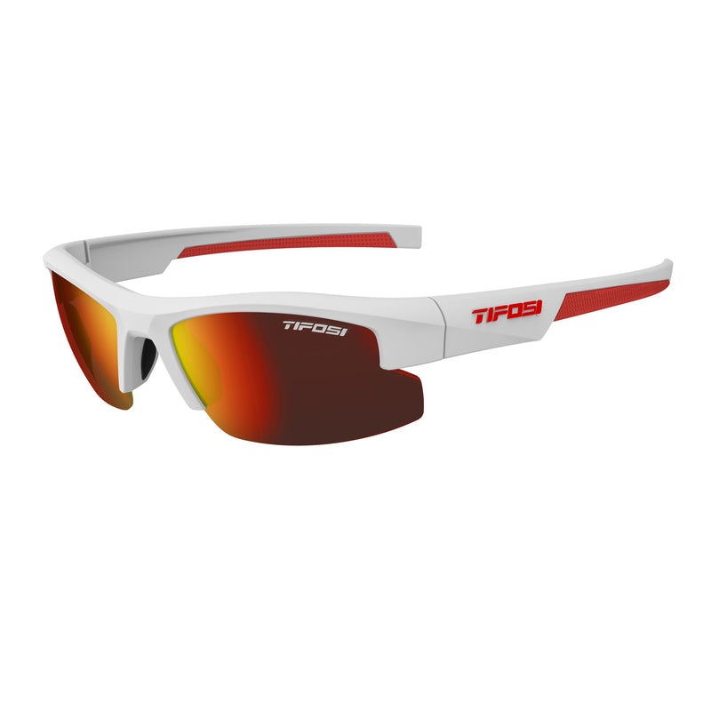 Tifosi Shutout Single Lens Sunglasses 2021 Matte White/Red
