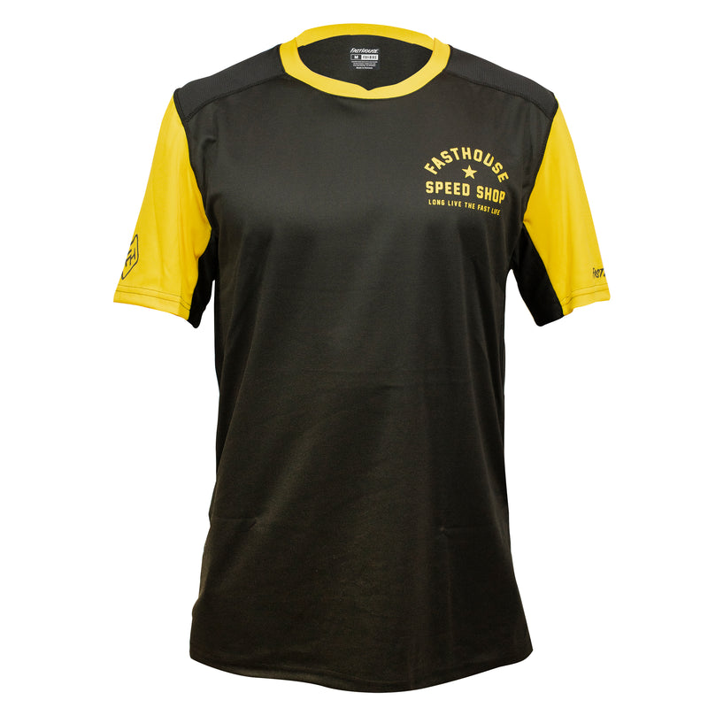 Fasthouse Alloy Star Short Sleeve Jersey Black/Gold M