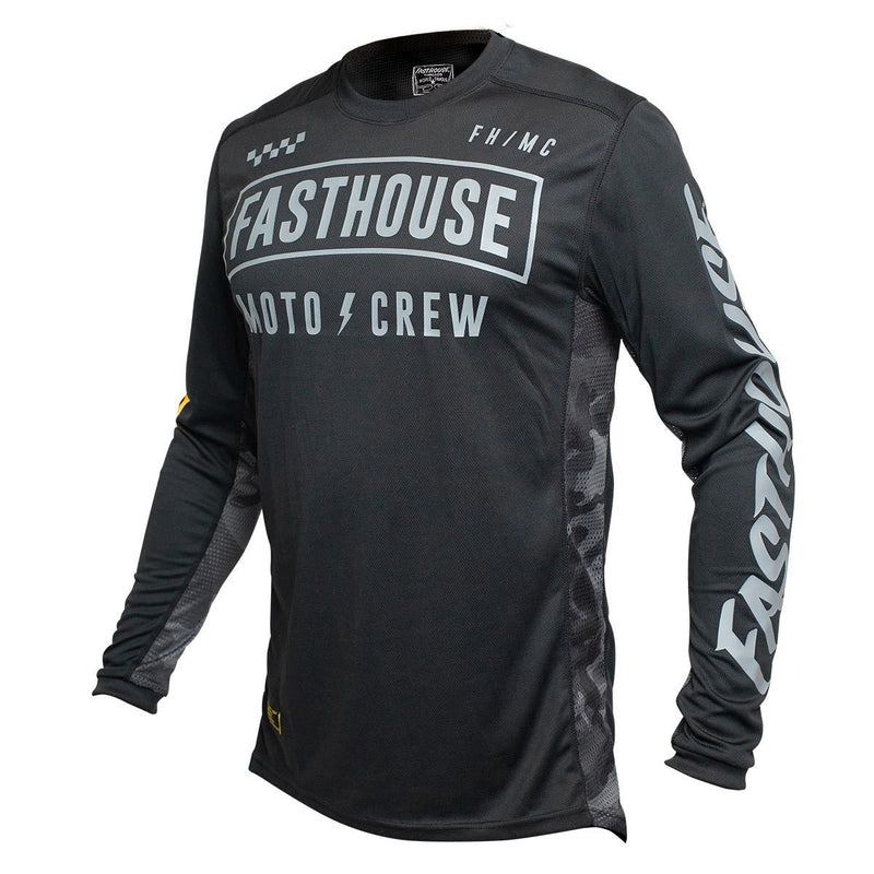 Fasthouse Strike Long Sleeve Jersey 2021 Black/Camo L