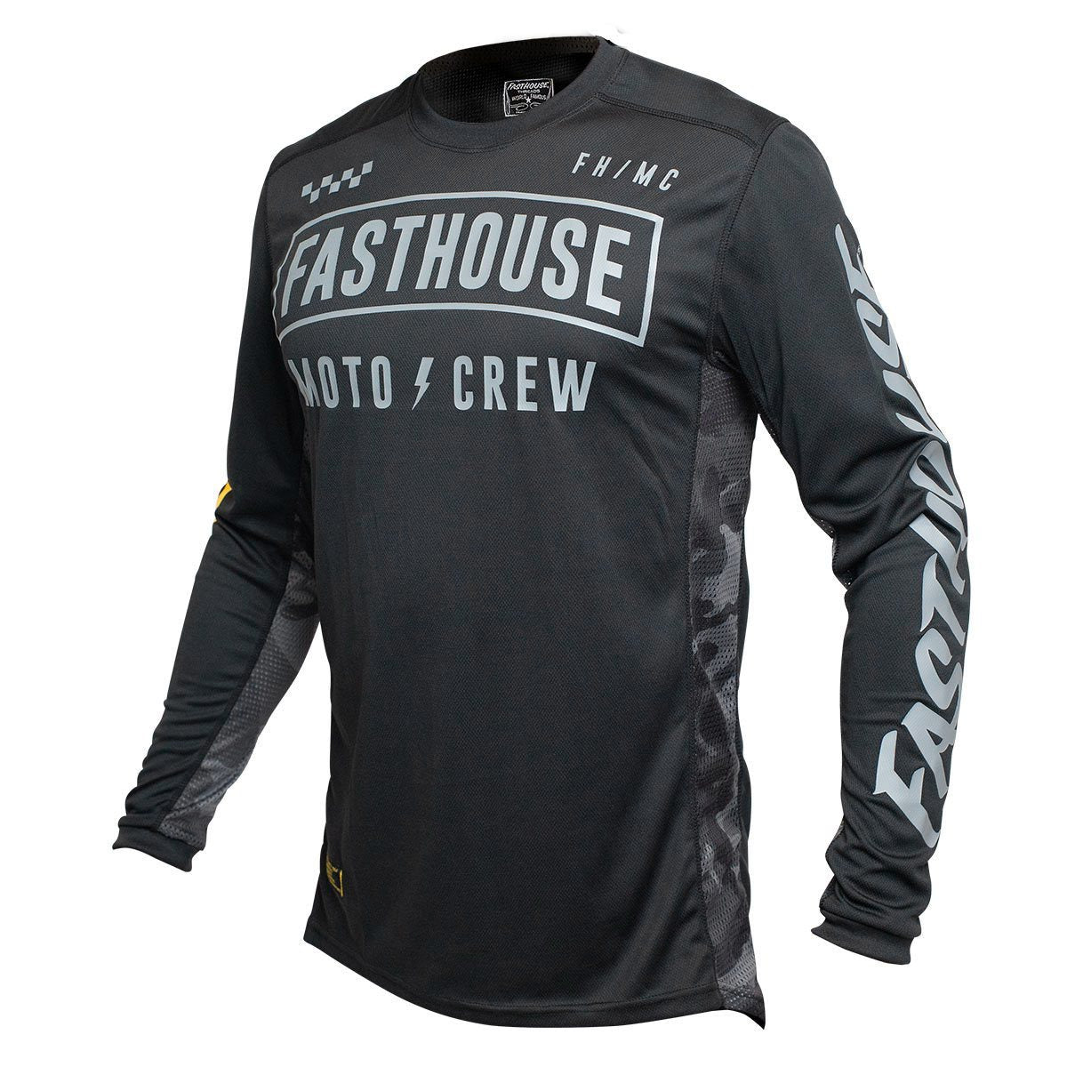 Fasthouse Strike Long Sleeve Jersey 2021 Black/Camo XL