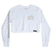 Fasthouse Womens Star Ls Crop Tee White W2XL