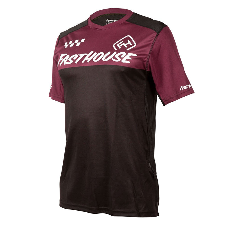 Fasthouse Alloy Block Jersey Ss 2021 Maroon/Black 2XL