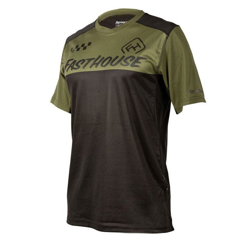 Fasthouse Alloy Block Jersey Ss 2021 Olive/Black S