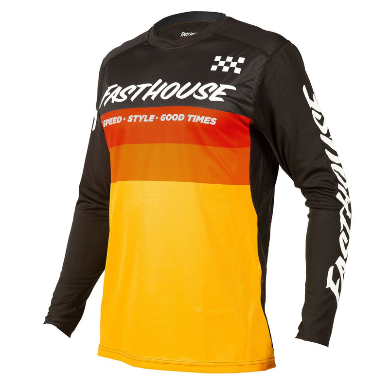 Fasthouse Alloy Kilo Jersey Ls 2021 Black/Yellow 3XL