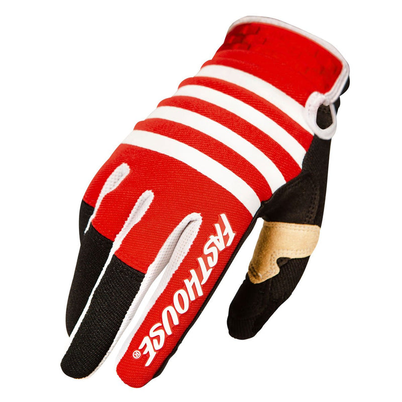 Fasthouse Speed Style Striper Gloves 2021 Red/Black L