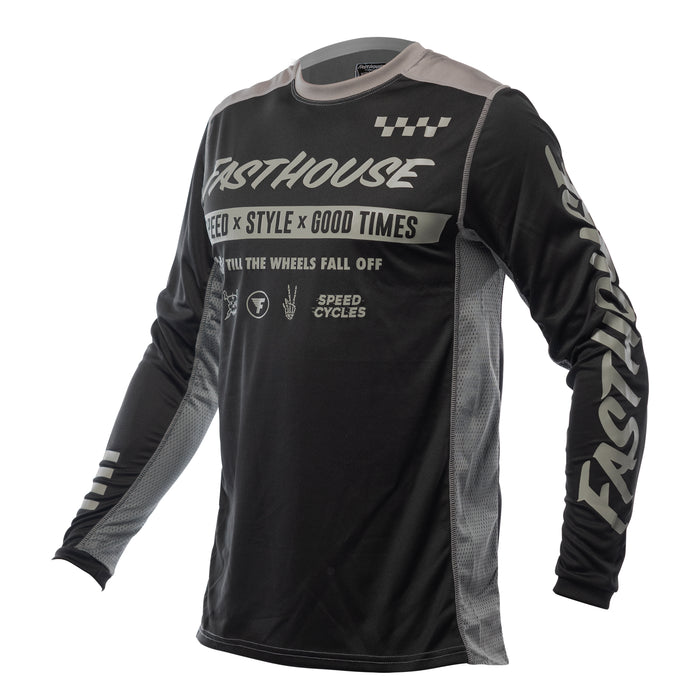 Fasthouse Grindhouse Domingo Long Sleeve Jersey 2021 Black M