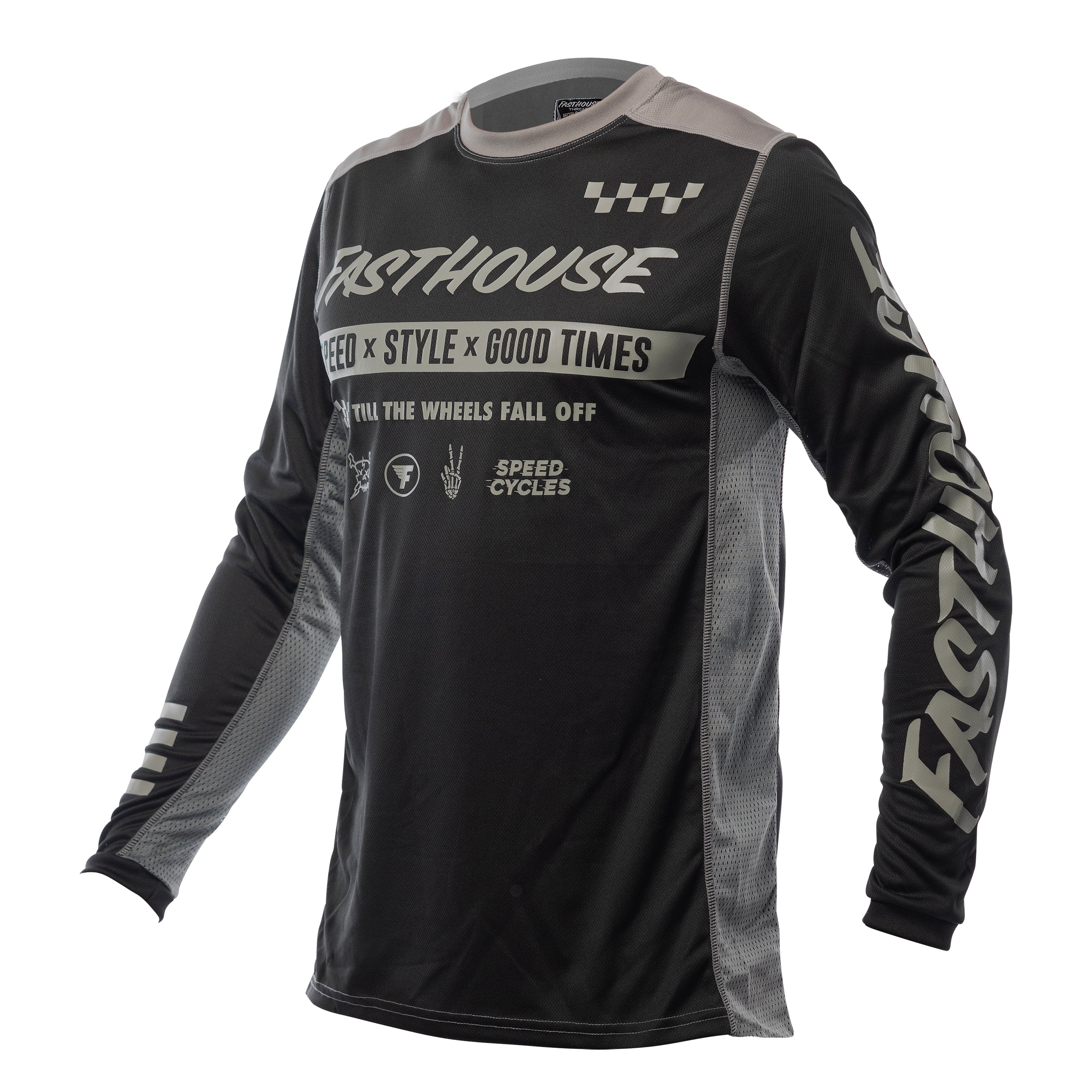 Fasthouse Grindhouse Domingo Long Sleeve Jersey 2021 Black XL