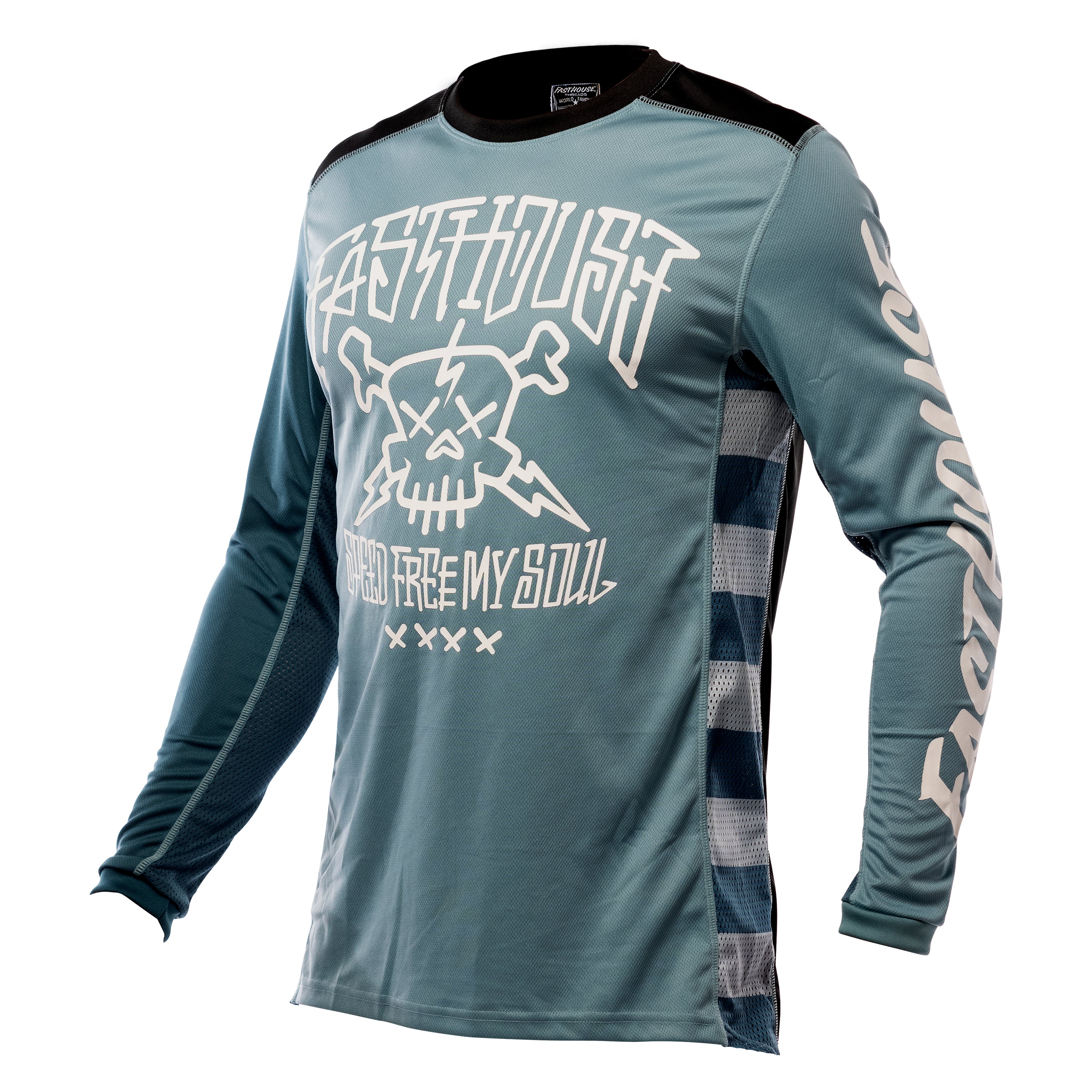 Fasthouse Grindhouse Akuma Long Sleeve Jersey 2021 Indigo M