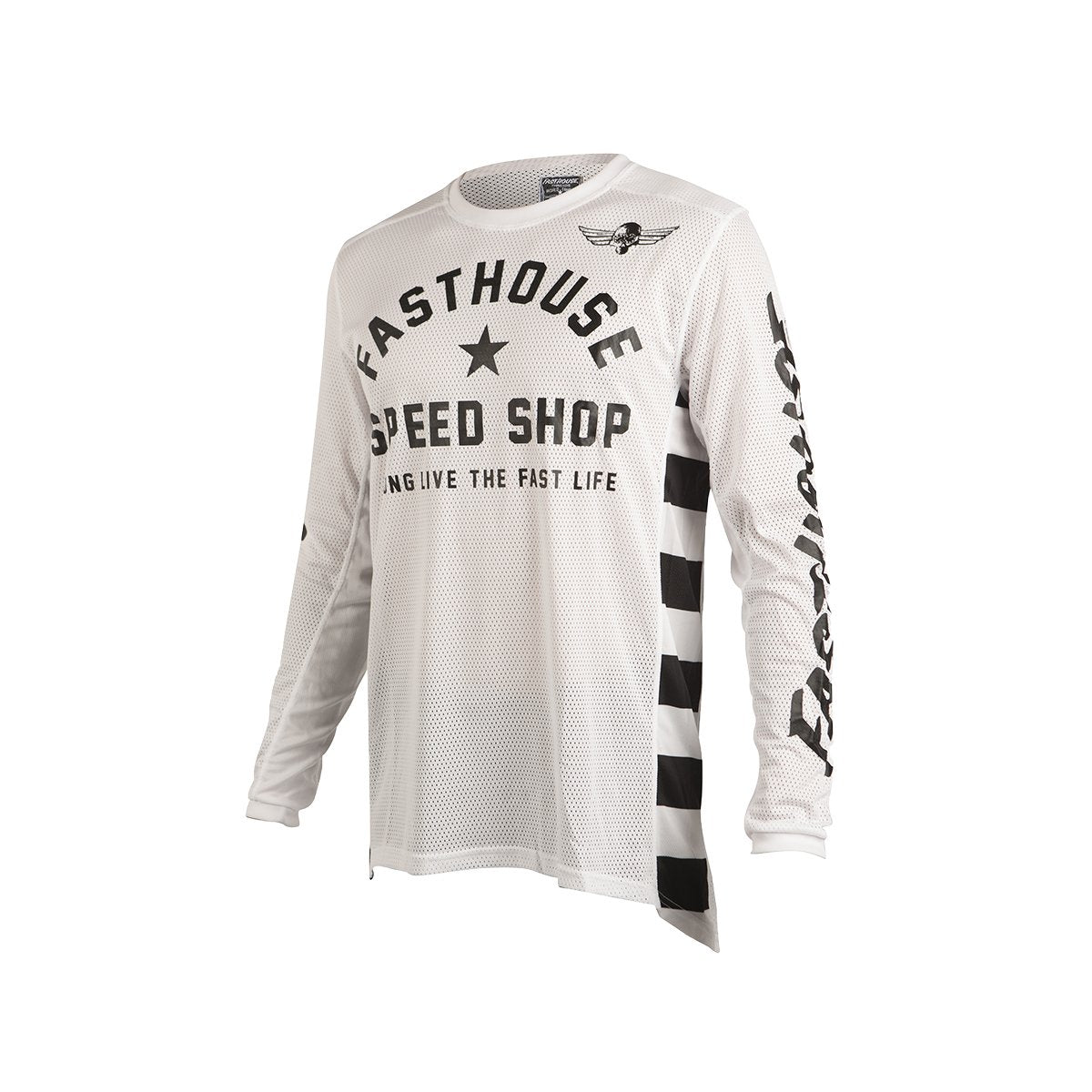 Fasthouse Original Air Cooled Long Sleeve Jersey 2021 White S