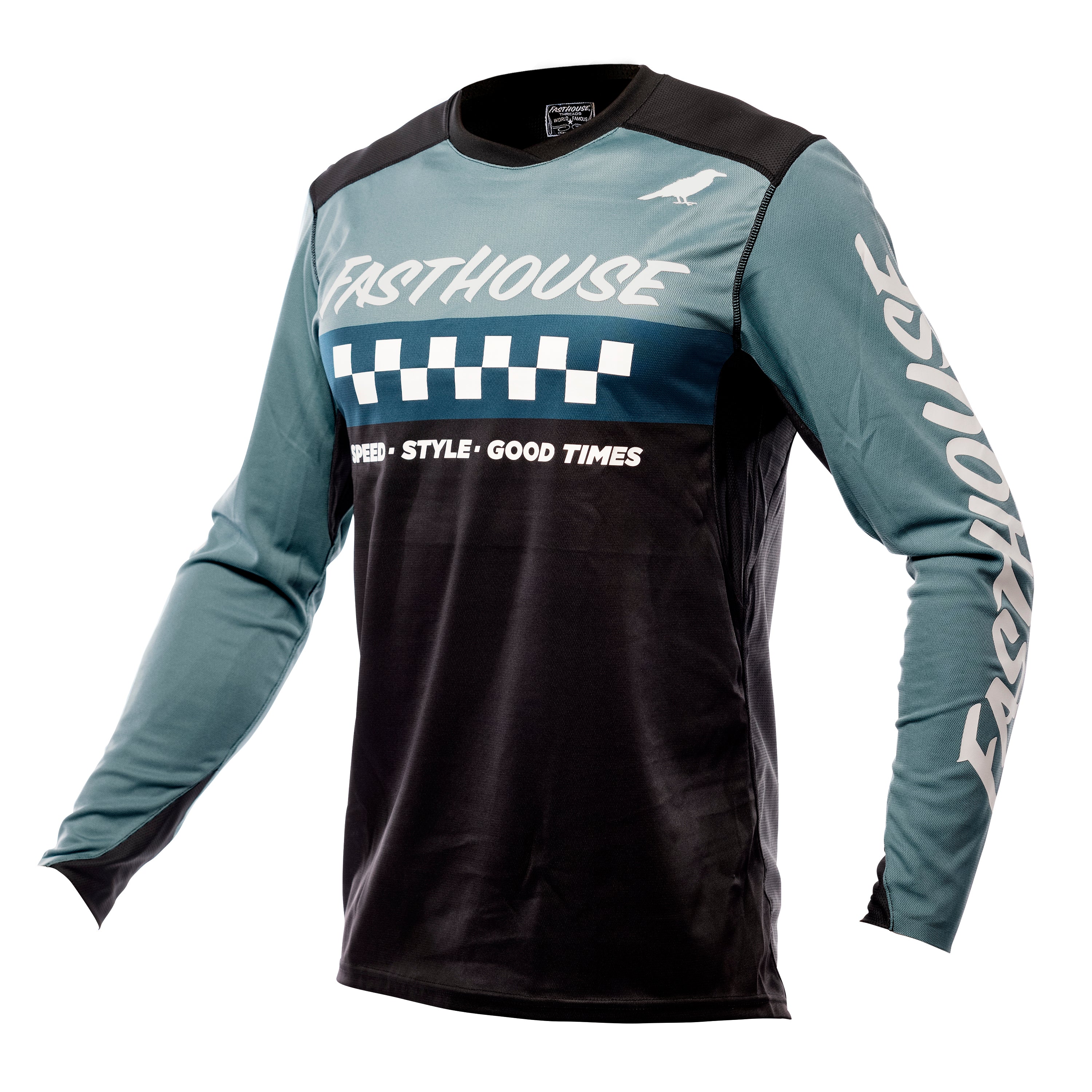 Fasthouse Elrod Long Sleeve Jersey 2021 Indigo/Black XL