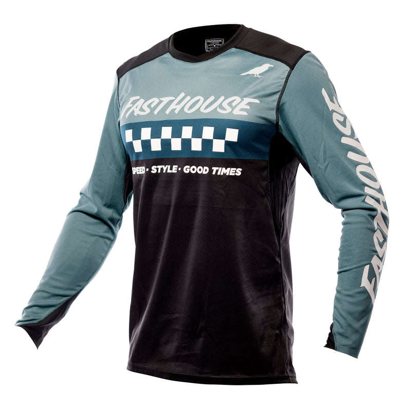 Fasthouse Elrod Long Sleeve Jersey 2021 Indigo/Black 2XL