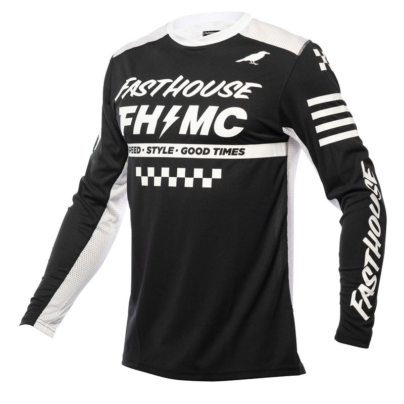 Fasthouse A/C Elrod Long Sleeve Jersey 2021 Black 2XL