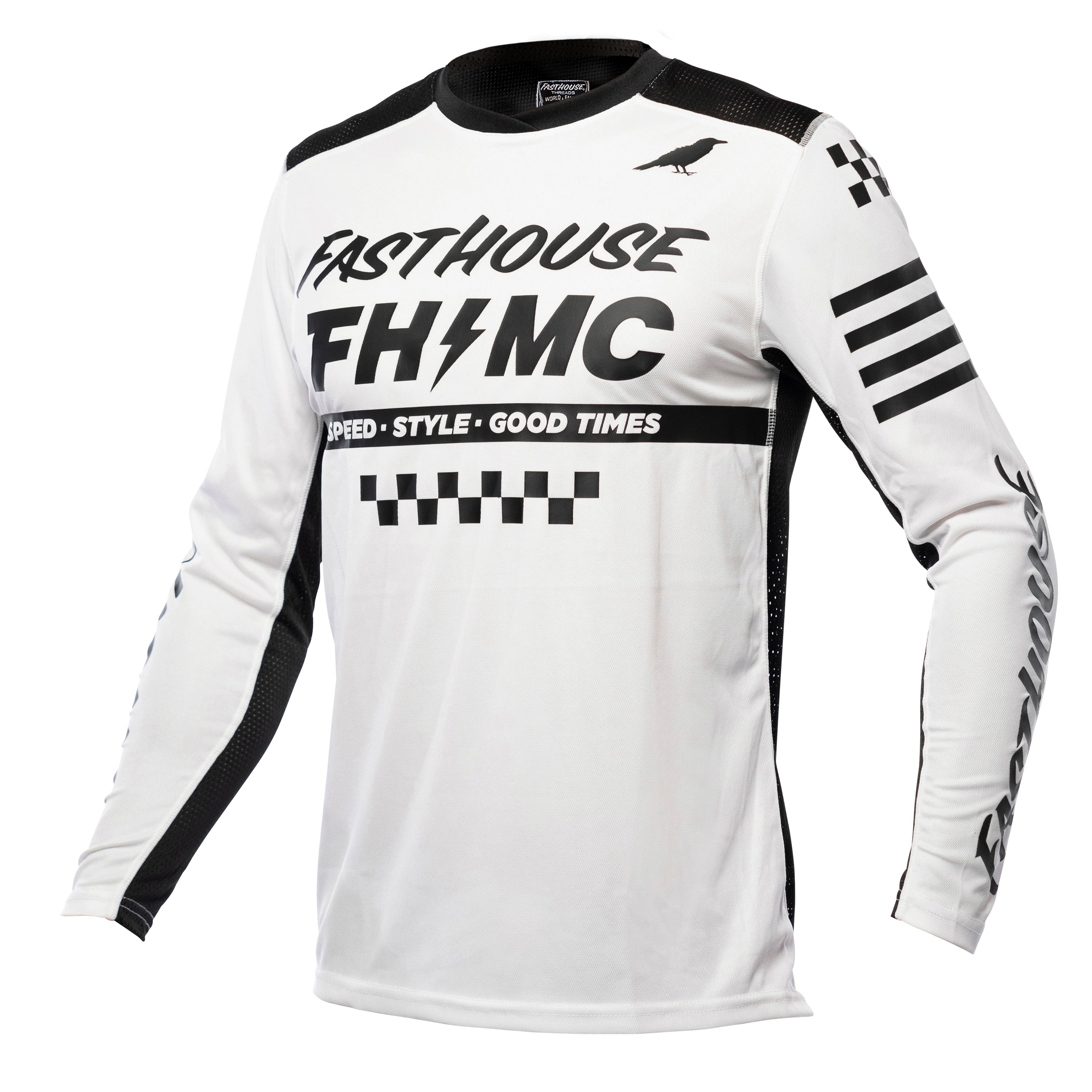 Fasthouse A/C Elrod Long Sleeve Jersey 2021 White XL