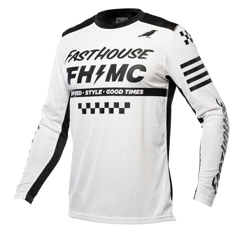 Fasthouse A/C Elrod Long Sleeve Jersey 2021 White XL