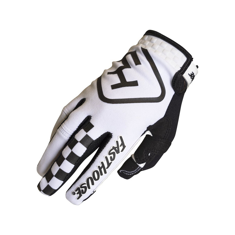 Fasthouse Youth Speed Style Legacy Gloves 2021 White/Black Ym