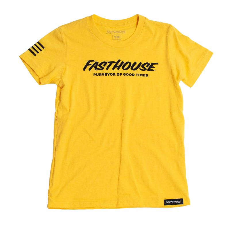 Fasthouse Women's Logo Tee Heather Marmalade W2XL