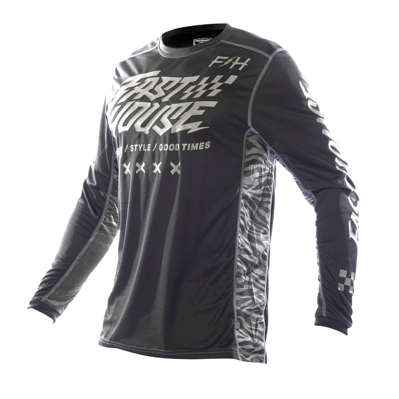 Fasthouse Grindhouse Rufio Long Sleeve Jersey 2021 Black XL