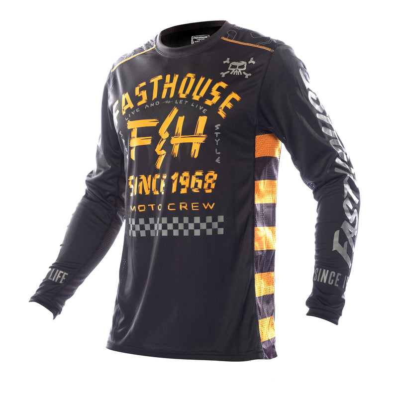 Fasthouse Off-Road Long Sleeve Jersey 2021 Black/Amber M