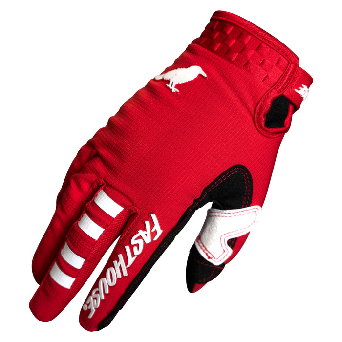 Fasthouse Elrod Air Gloves 2021 Red S