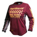 Fasthouse Women's Grindhouse Golden Crew Long Sleeve Jersey 2021 Maroon 2XL