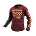 Fasthouse Girl's Grindhouse Golden Crew Long Sleeve Jersey 2021 Maroon Ym
