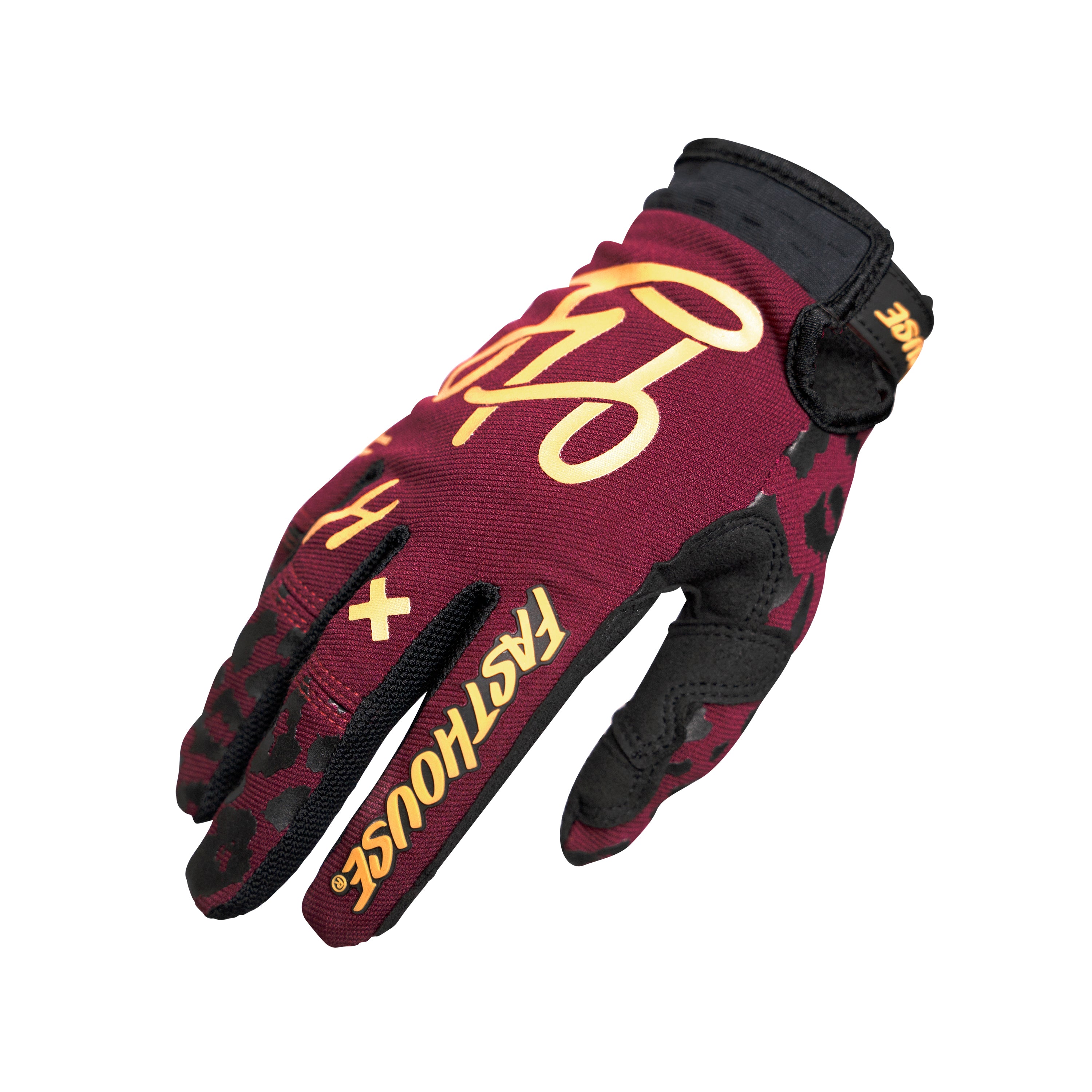 Fasthouse Girl's Speed Style Golden Gloves 2021 Maroon Ys