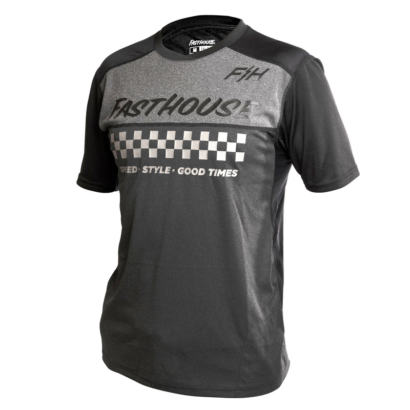 Fasthouse Alloy Mesa Short Sleeve Jersey 2022 Heather Charcoal/Black M