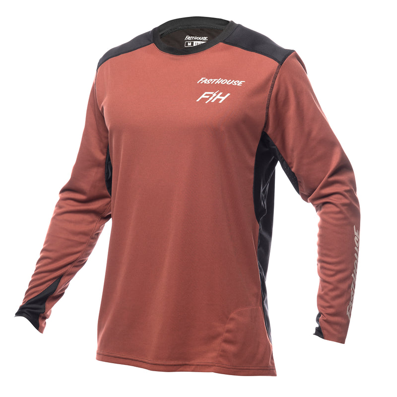 Fasthouse Alloy Rally Long Sleeve Jersey 2022 Clay/Black XL