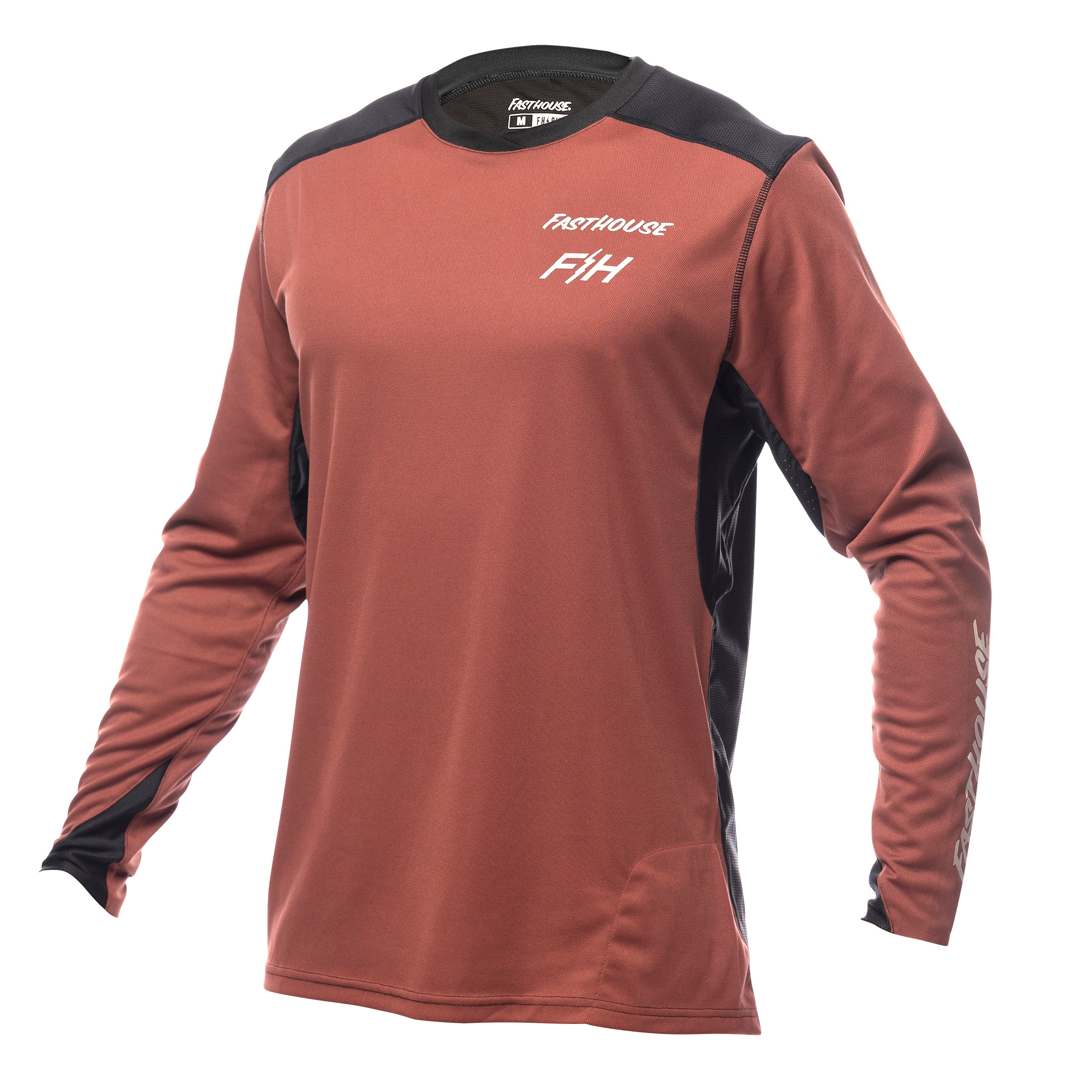 Fasthouse Alloy Rally Long Sleeve Jersey 2022 Clay/Black 2XL