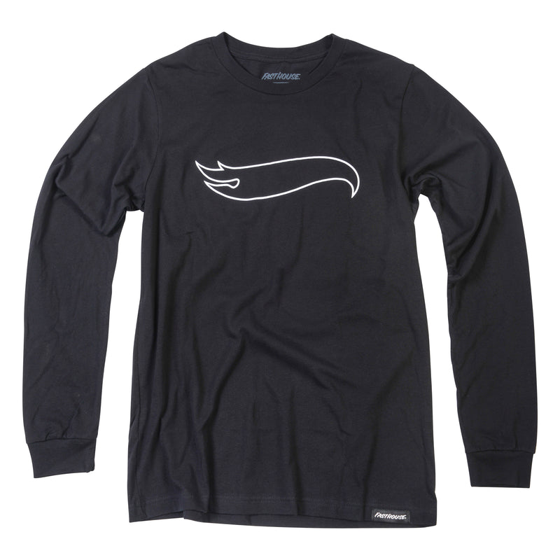 Fasthouse Stacked Hot Wheels Long Sleeve Tee 2022 Black M