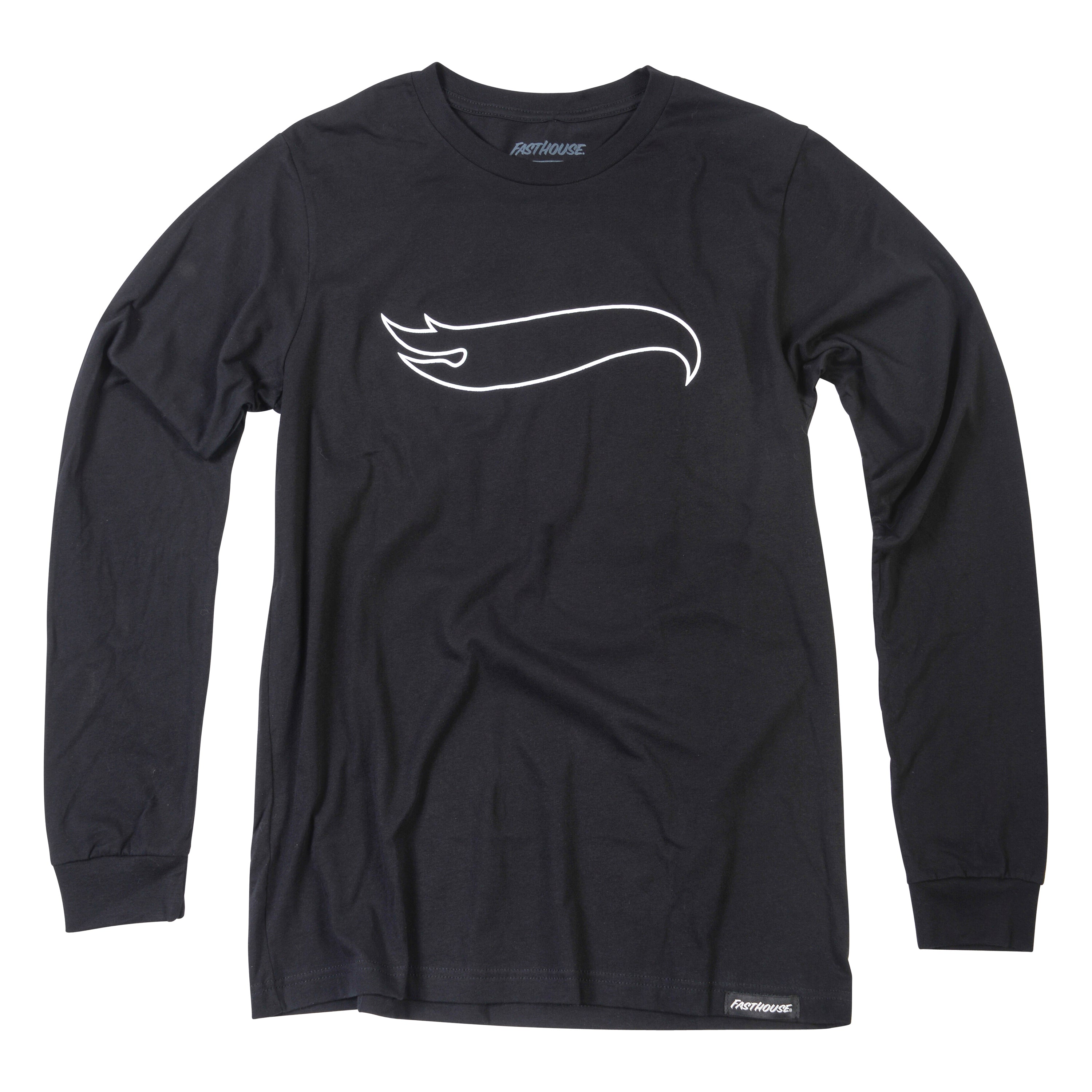 Fasthouse Stacked Hot Wheels Long Sleeve Tee 2022 Black L