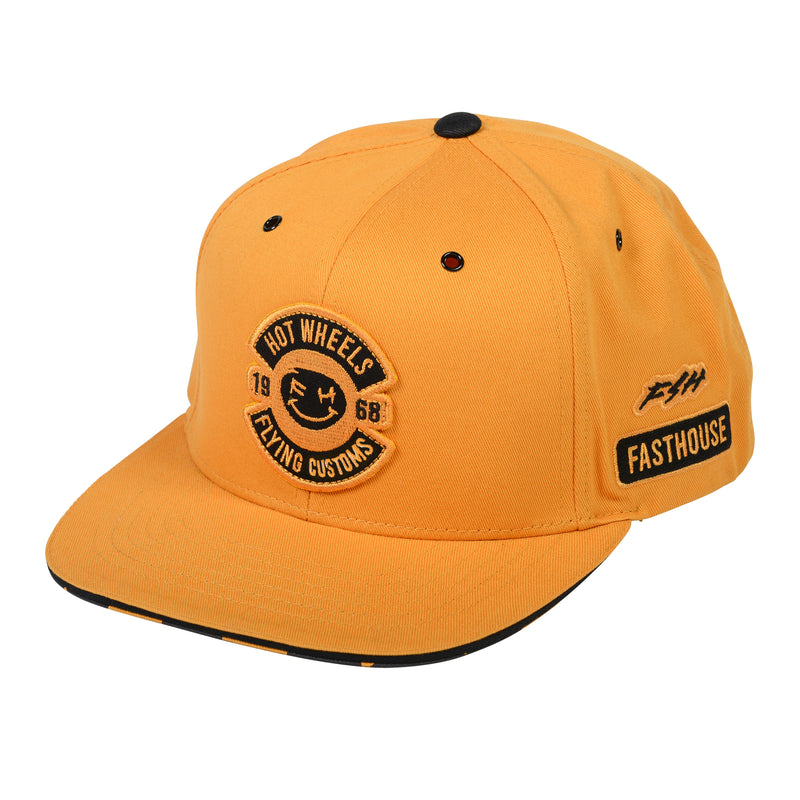 Fasthouse Dash Hot Wheels Hat 2022 Vintage Gold One Size