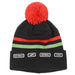 Fasthouse Express Hot Wheels Pom Beanie 2022 Black/Red One Size