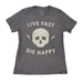 Fasthouse Women's Stormy Tee 2022 Asphalt WXL