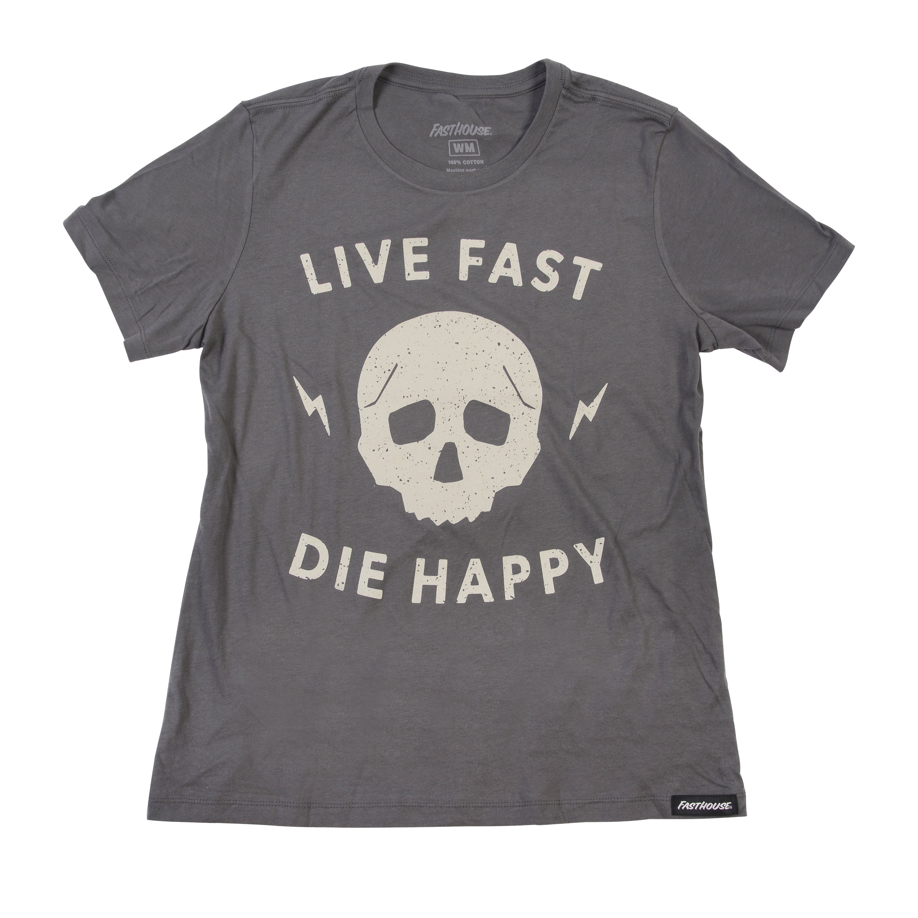Fasthouse Women's Stormy Tee 2022 Asphalt WXL