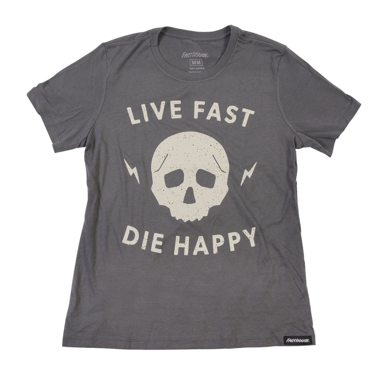 Fasthouse Women's Stormy Tee 2022 Asphalt WXL