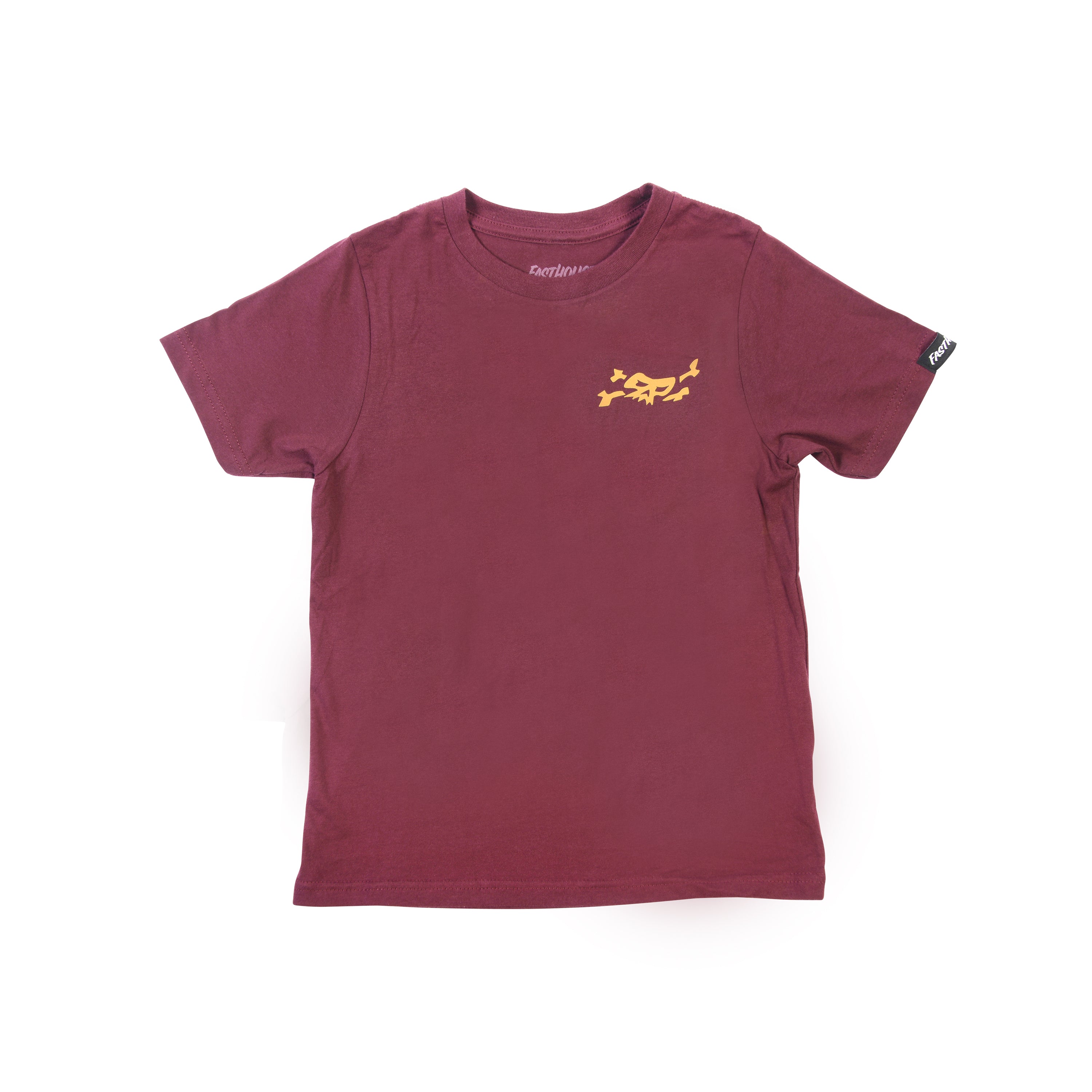 Fasthouse Youth Essential Tee 2022 Maroon Yl