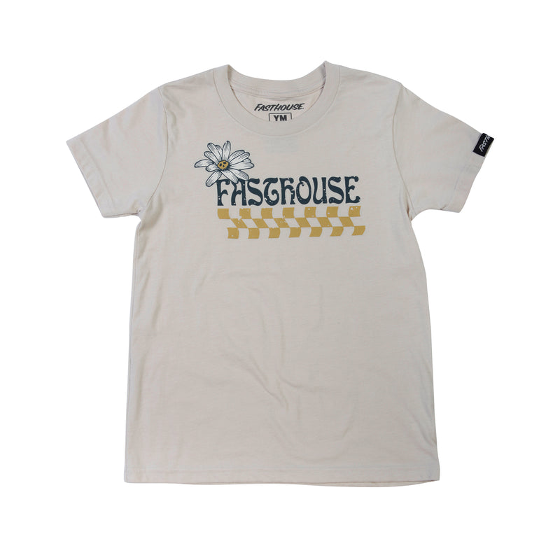Fasthouse Girl's Wonder Tee 2022 Heather Dust Ym