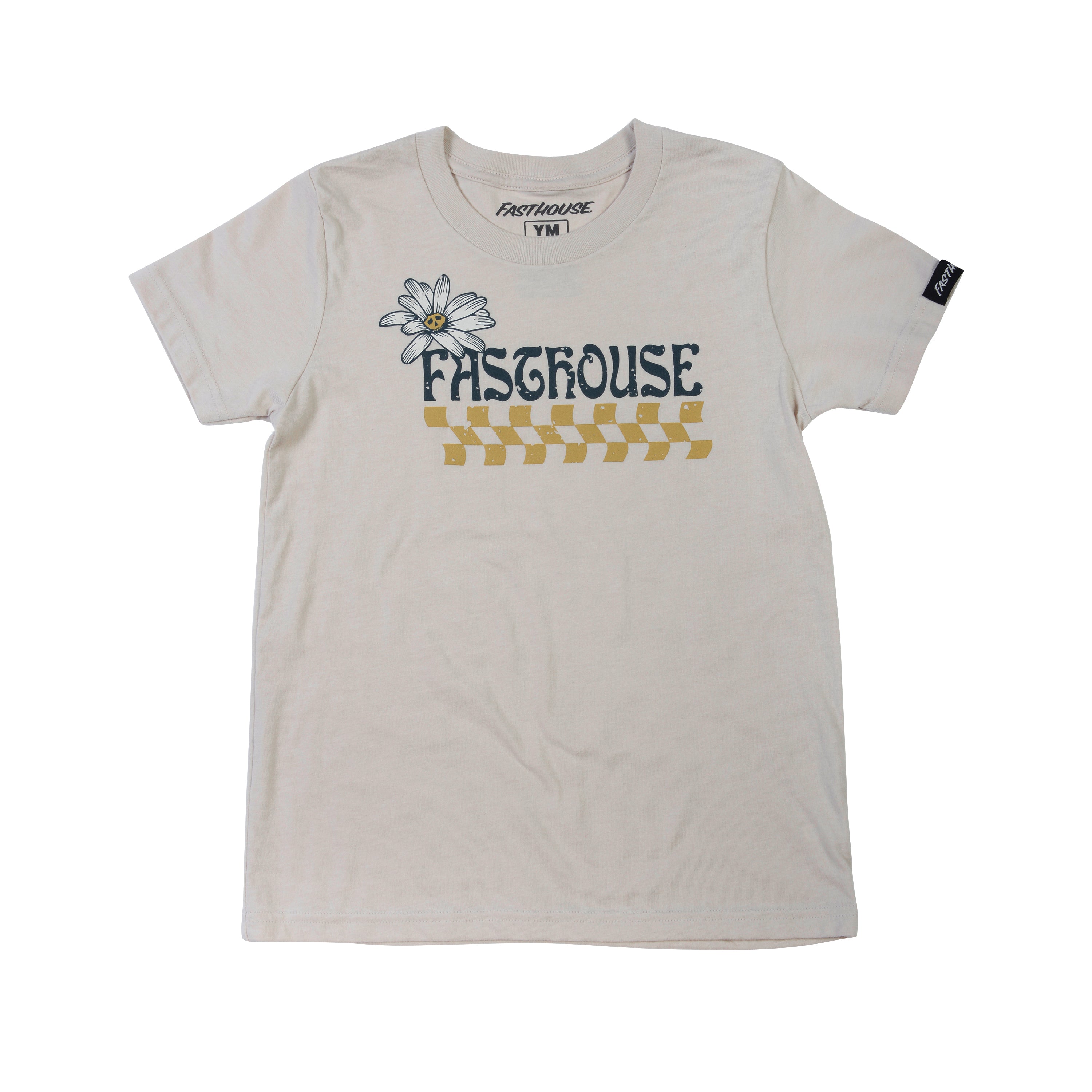Fasthouse Girl's Wonder Tee 2022 Heather Dust YXL